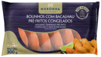bolinhos com bacalhau pre-frito 300g