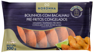 bolinhos com bacalhau pre-frito 300g