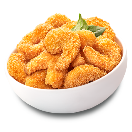 Breaded Tail-Off Popcorn Shrimp – Camarão